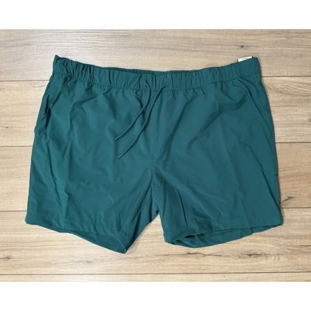 Original Use Pull On Shorts Men's XXL Mesh Lined Swim Green‎ quick dry trunks